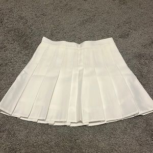 White school girl skirt